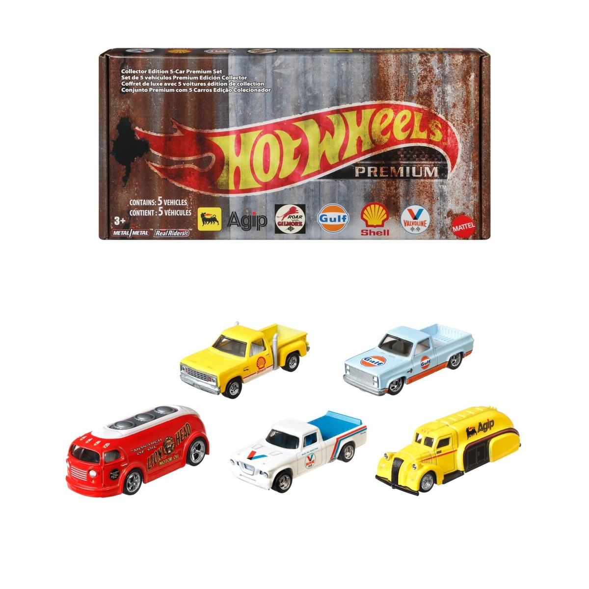 Hot Wheels Premium Vintage Oil Kids Diecast Toy Car Chevy