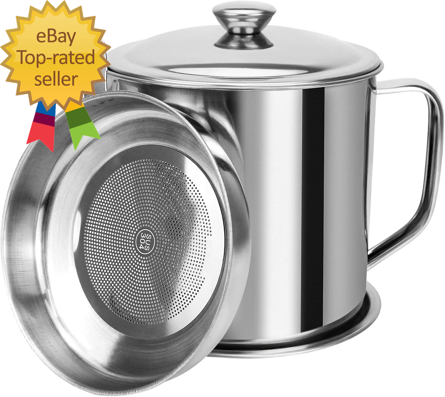 Container Can With Strainer And Anti-slip