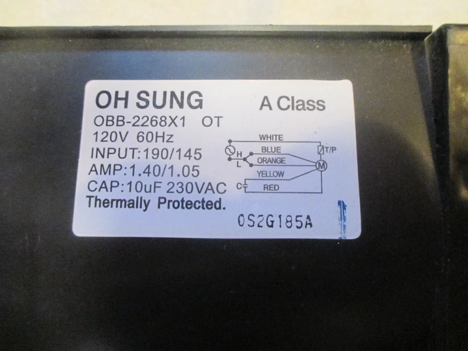 Ventilador de escape para microondas Oh Sung OBB-2268X1 Foto 2 de 3