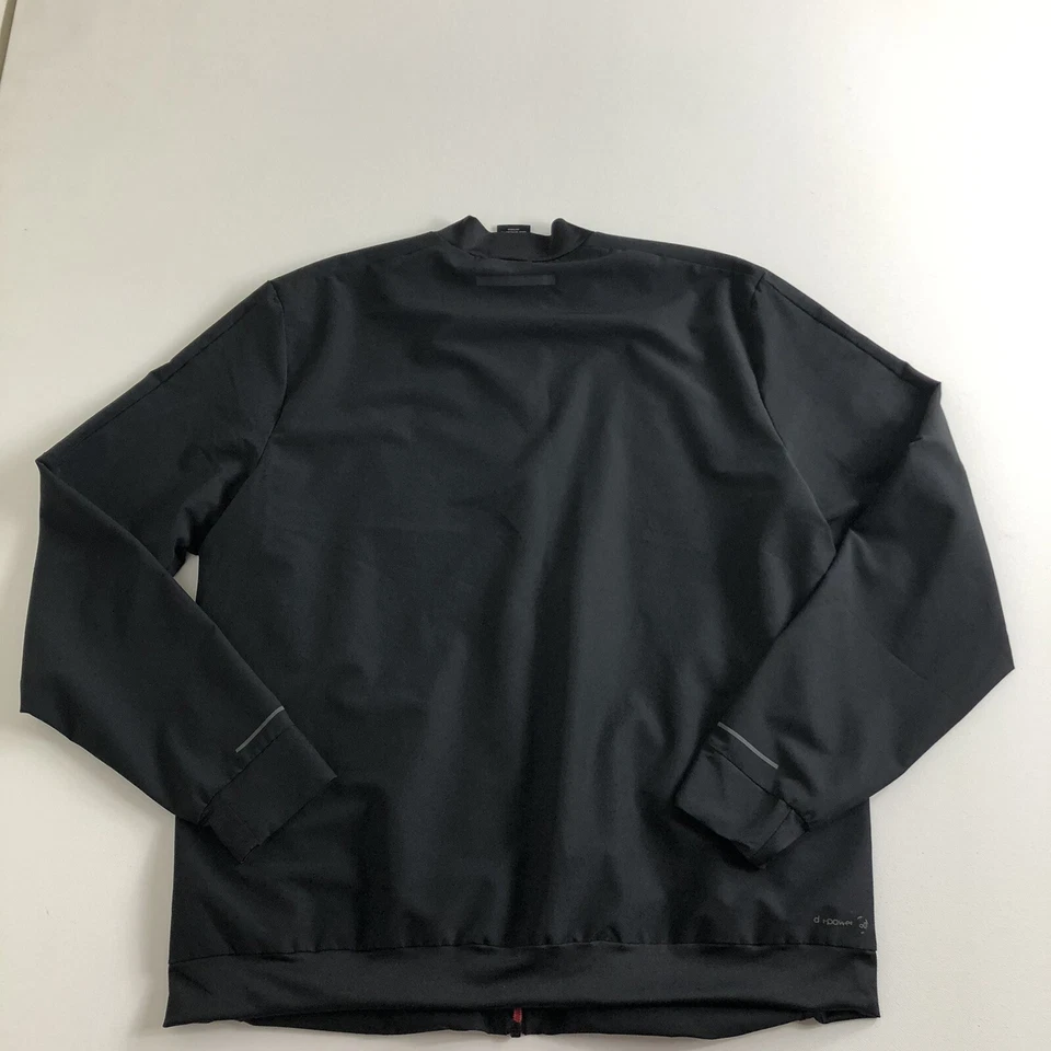 Russell Athletic Men Black Full Zip Track Jacket Size Large Gym Running Train - Image 2 of 4