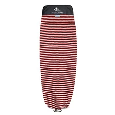 Tidal Wake TAG-IT Snub Nose Red & Black Striped Surf & Wake Sock w/ID Tag 22533