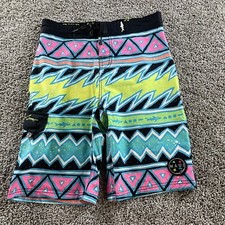 Maui And Sons Swim Trunks Beach Shorts Youth Extra Large 18 Colorful