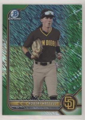 2022 Bowman Green Shimmer Refractor 59/99 Robert Hassell III #BCP-133 0qc2