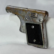 Vtg LIDO Automatic Lighter Gun Shape Made In Japan
