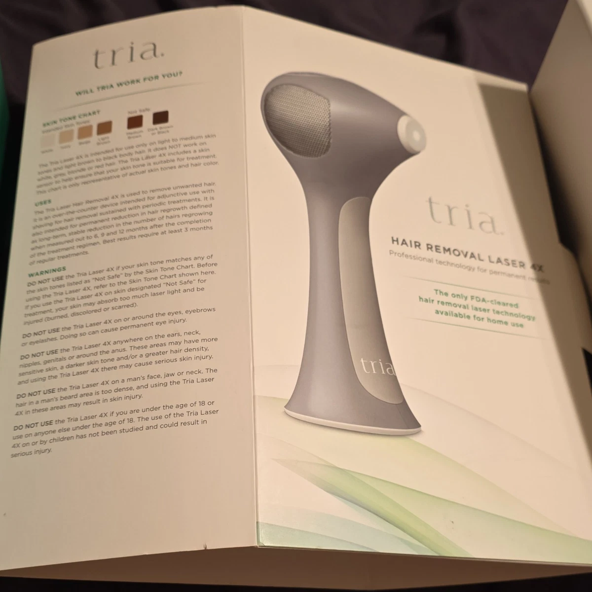 Tria Hair Removal Laser 4x for sale | eBay
