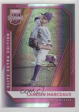 2021 Panini Elite Extra Edition Pink Landon Marceaux #80 0w8