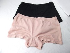 vtg lot 2 panties lingerie silky nylon hipster boy shorts boxer XL 16-18 Joyspun