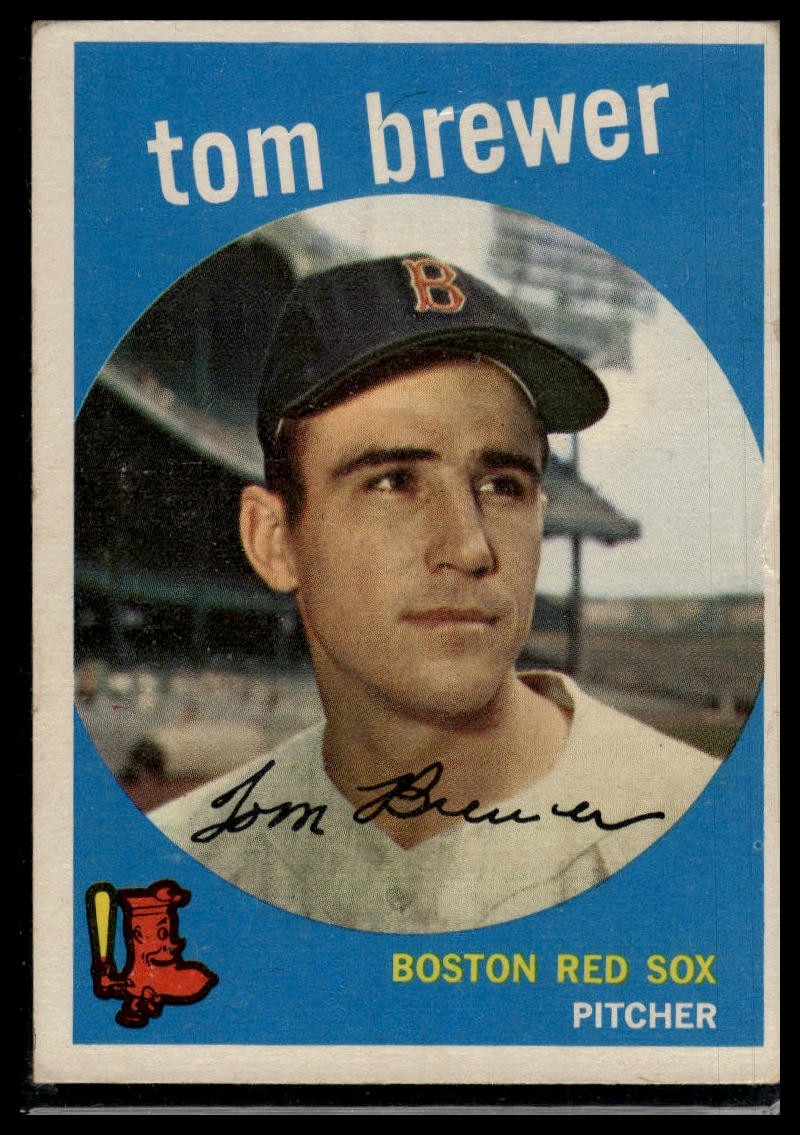 1959 Topps #55 Tom Brewer