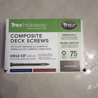 Trex #10 x 2-1/2-in Composite Deck Screws Clam Shell ( 75 -Per Box )