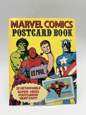 1978 Marvel Comics Postcard Book  Detachable Super Hero Post Cards Complete 