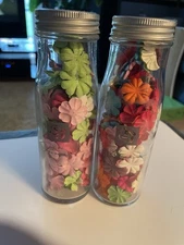 Prima “Got Flowers”  Mulberry Textured flowers,   2 Bottles.  Variety Of Colors.