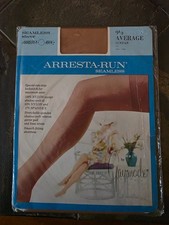 JC Penney's by Gaymode Seamless Sheer Arresta-Run Stockings 9 1/2 Average Suntan