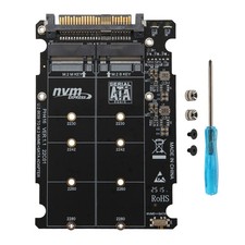 M.2 SSD to U.2 Adapter 2in1 M.2 NVMe and -Bus NGFF SSD to PCI-E U.21205