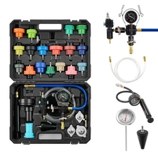 Uimoso Radiator Pressure Tester and Coolant Refill Kit, 47-Piece Universal Set