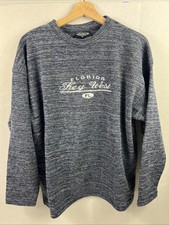 Vtg Exist Sports Line Key West Florida Knitted Crew Sweater Sz XL Made In USA