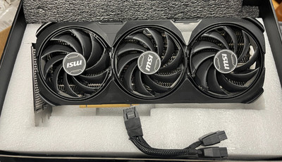 MSI Ventus 3X Black OC Nvidia RTX 4070 Ti Super 16GB GPU Graphics Card