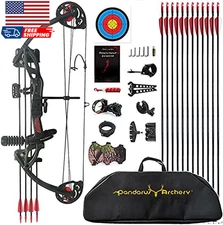 Compound Bow Archery for Youth and Beginner, Right Handed 19”-28” Draw Length