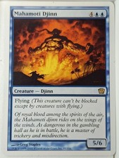 Mahamoti Djinn - 9th Edition Core Set - Magic the Gathering MTG Nice!