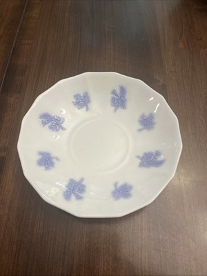 Vintage Adderley Fine Bone China Blue Chelsea Saucer