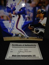 盖瑞* 卡特纽约大都会队棒球MLB 原始亲笔签名照片| eBay