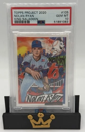 2020 Topps Project 2020 Nolan Ryan #105 King Saladeen PSA 10 GEM MT