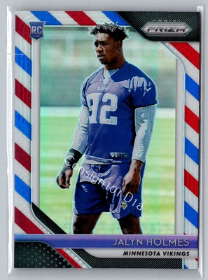2018 Panini Prizm #269 Jalyn Holmes Prizm Red White and Blue