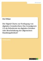 Die Digital Charta Zur Festlegung Von Digitalen Grundrechten. Das Grundgesetz...
