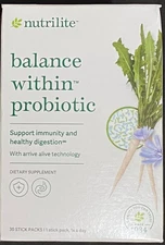 Amway Nutrilite Balance Within Probiotic -30 days supply EXP:02/2026
