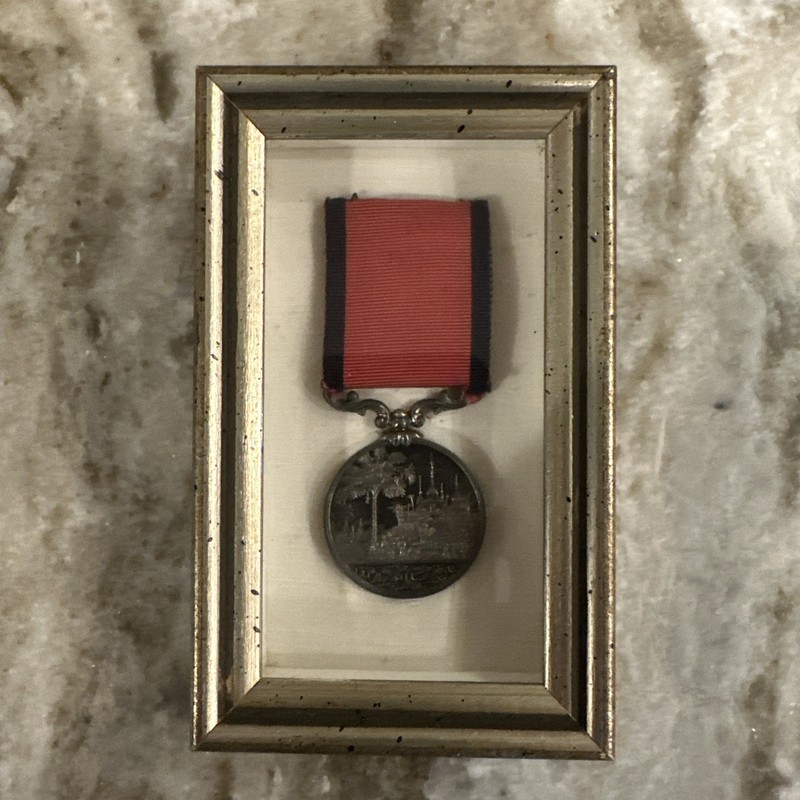 1826 SILVER BRITISH-BURMA CAMPAIGN MEDAL EXTREMELY RARE