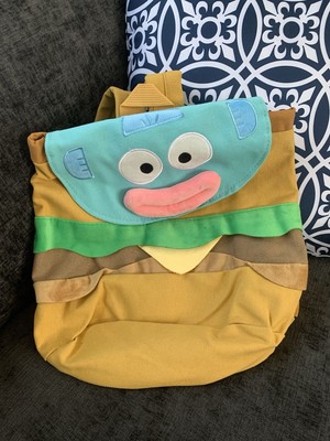 Hamburger Design Draw String Flap New Condition Backpack Bag 13x13 