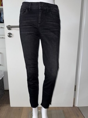Liu Jo Jeans Hose schwarz mit schwarzen Schmucksteinen 28 / 36