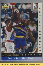 1992-93 Upper Deck Jerry West Selects Dikembe Mutombo #JW13 HOF READ 0l2