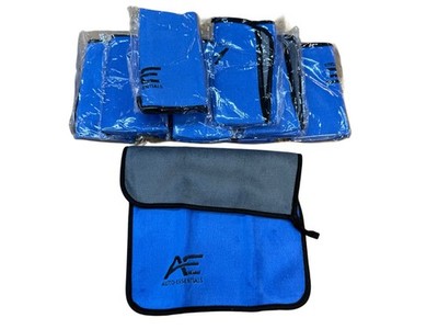10er Pack Mikrofaser Reinigungstücher BLAU doppelseitig Auto Essentials