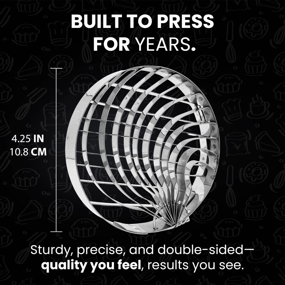 The Original Concha cutter mexican bread mold made of Stainless Steel 4.25 in - Image 3 of 4