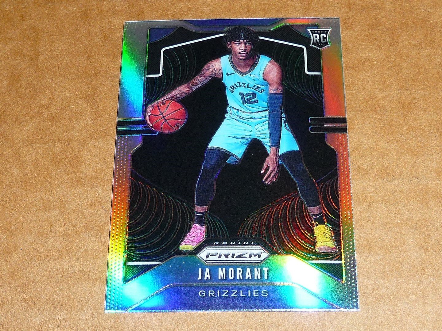 2019/20 Panini Prizm JA MORANT SILVER PRIZM RC/ROOKIE GRIZZLIES #249 K1241
