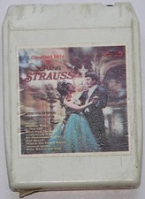 8-track / stereo 8 tape: Johann Strauss Waltzes by Vienna Strings Damil USAC8-12