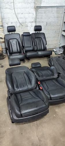 Audi Q7 4L Sitze 5-Sitzer Ausstattung Lederausstattung schwarz S-Line