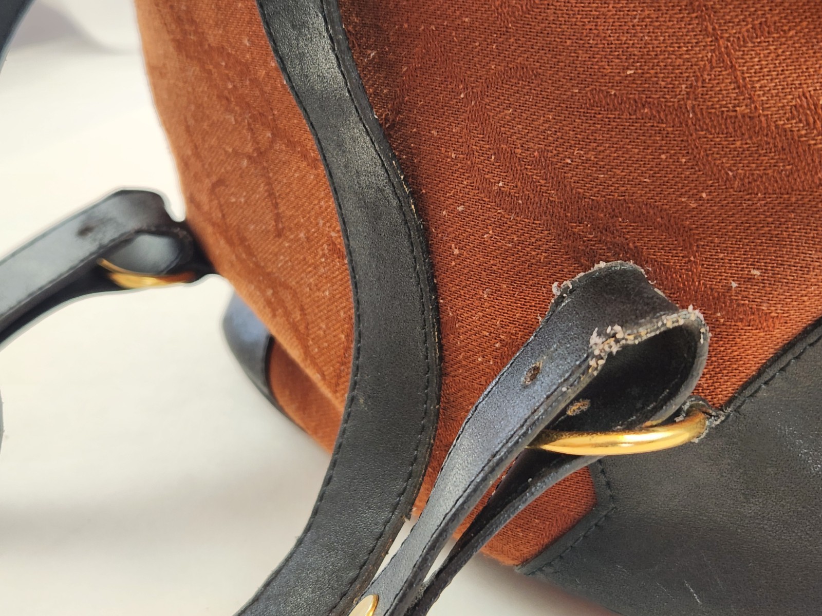 Authentic Yves Saint Laurent Backpack Ruby Red Ba… - image 16