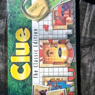 Clue Classic Edition Board Game Crime Theme 3 Players Ages 8 & Up