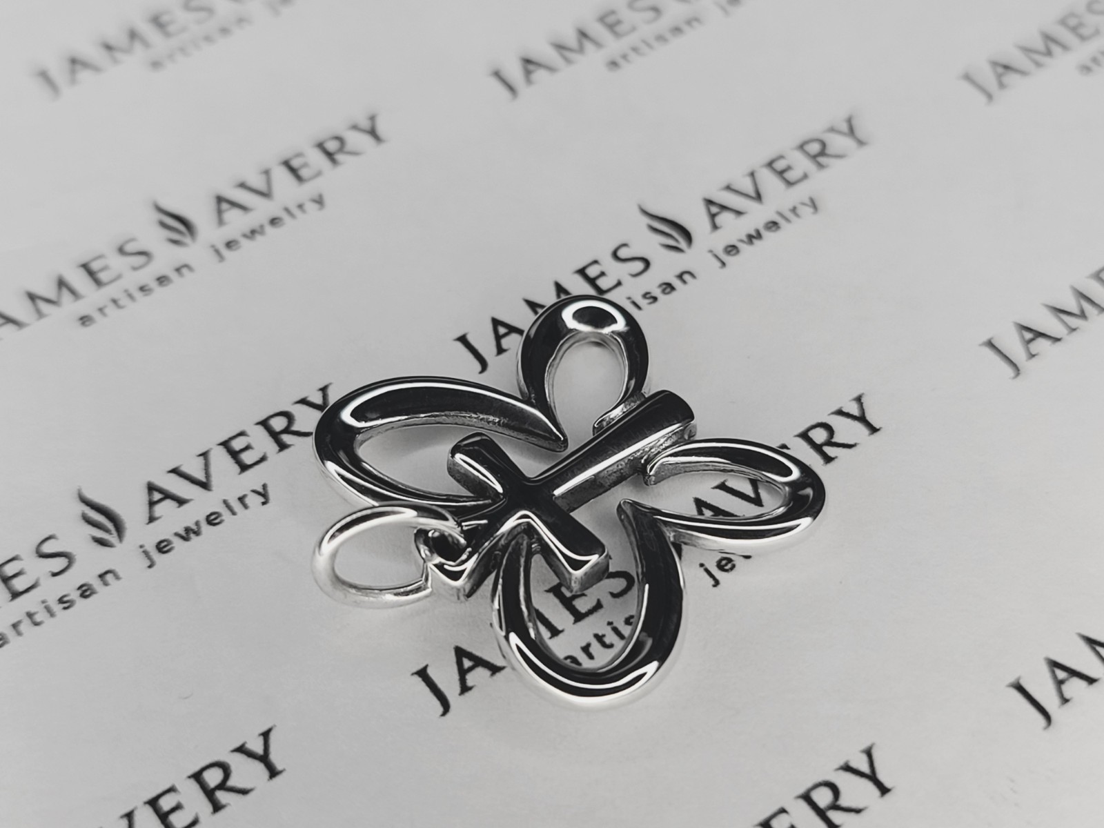 Authentic James Avery Resurrection Butterfly Cros… - image 5