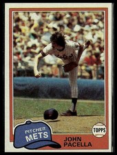 John Pacella *ROOKIE CARD* (RC) 1981 Topps #414. rookie card picture