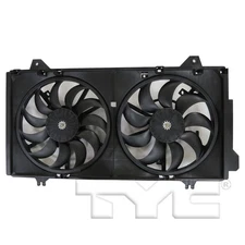 Dual Radiator & Condenser Cooling Fan Assembly for 14-19 Mazda Mazda-3