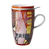 Goebel Wohnaccessoires Rosina Wachtmeister - Sottosopra - Teetasse Mit Deckel Un