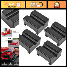 Universal Floor Jack Pad - Square Pinch Weld Protector Rubber Adapter 4 Pcs Universal Floor Jack Pad - Square Pinch Weld Protector Rubber Adapter 4 Pcs