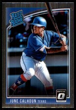 Willie Calhoun 2018 Donruss Optic #40 Rangers MLB READ FREE SHIP AutographDen