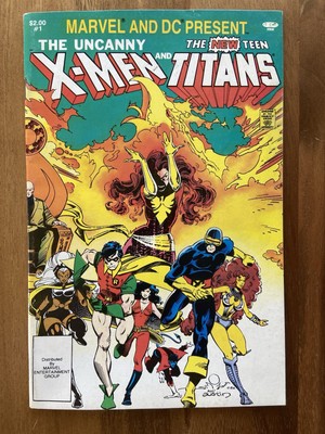 Uncanny X-Men And New Teen Titans #1 DC Marvel Crossover (1982)   