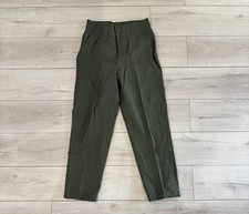Military OG-107 Utility Trousers Satten Men 32x31 Cropped Green Pants