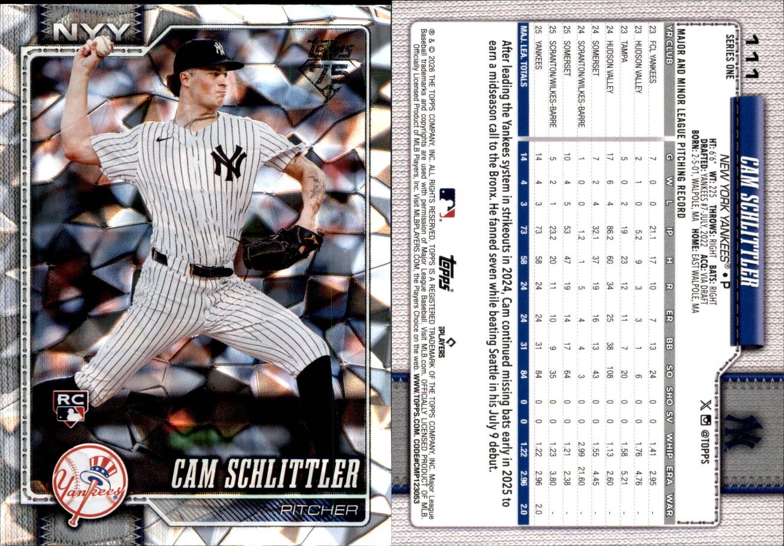2026 Topps Series 1 Diamante 💎 Foils You Pick Complete Your Set