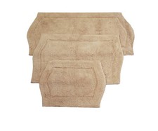 Home Weavers Waterford Collection 100 Cotton Tufted Bath Rug Extra Soft And