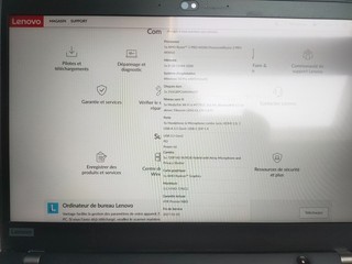 Thinkpad Lenovo X13 Ryzen 3 Pro 8 Go RAM 256 DD NVME